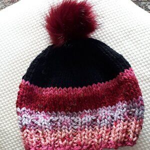Hand knitted hat